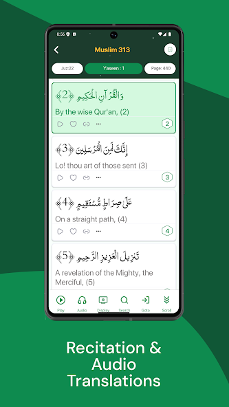 Quran reader view
