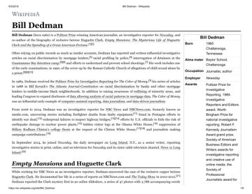 Cover of Bill Dedman   Wikipedia