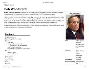 Cover of Bob Woodward   Wikipedia